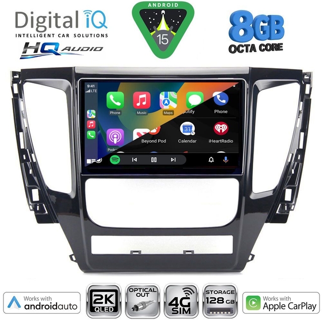 DIGITAL IQ BXK 20447A_CPAA (9inc) MULTIMEDIA TABLET for MITSUBISHI PAJERO mod. 2013-2020