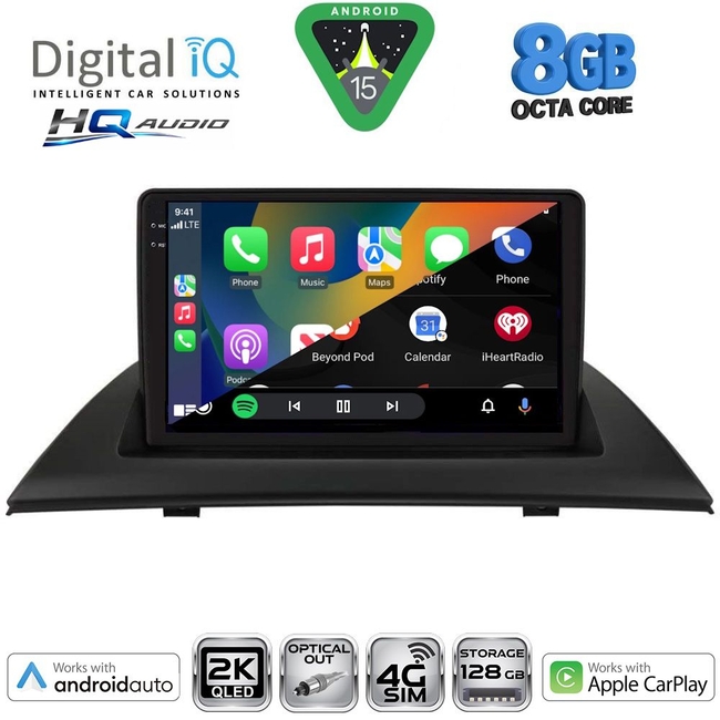 DIGITAL IQ BXK 20058_CPAA (9inc) MULTIMEDIA TABLET for BMW X3 (E83) mod. 2003-2010