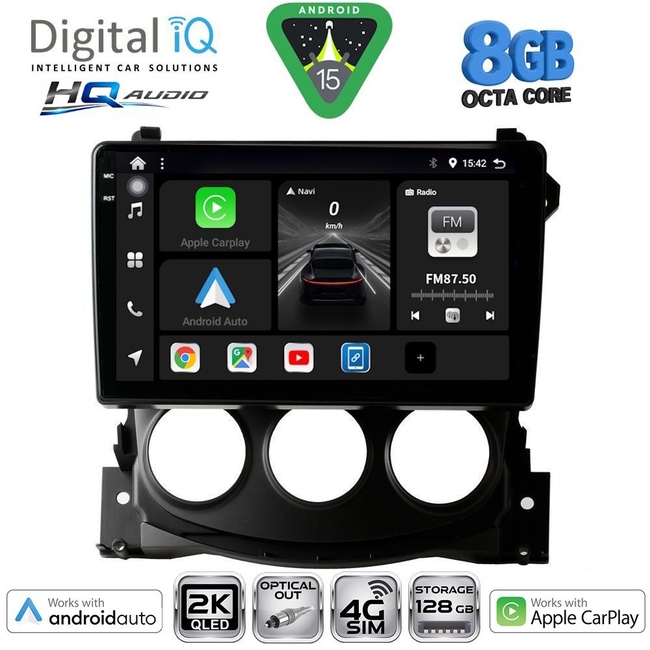 DIGITAL IQ BXK 20479_CPAA (9inc) MULTIMEDIA TABLET for NISSAN 370Z mod. 2009-2012