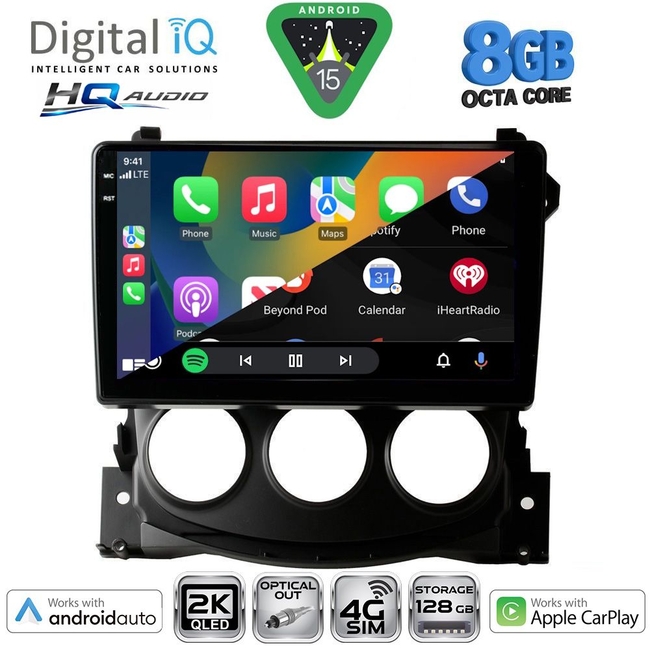 DIGITAL IQ BXK 20479_CPAA (9inc) MULTIMEDIA TABLET for NISSAN 370Z mod. 2009-2012