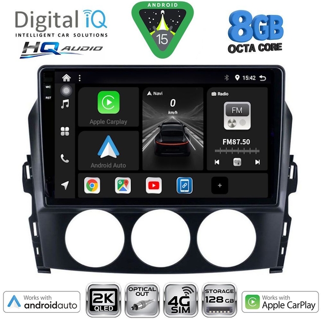 DIGITAL IQ BXK 20392_CPAA (9inc) MULTIMEDIA TABLET for MAZDA MX5 mod. 2005-2015