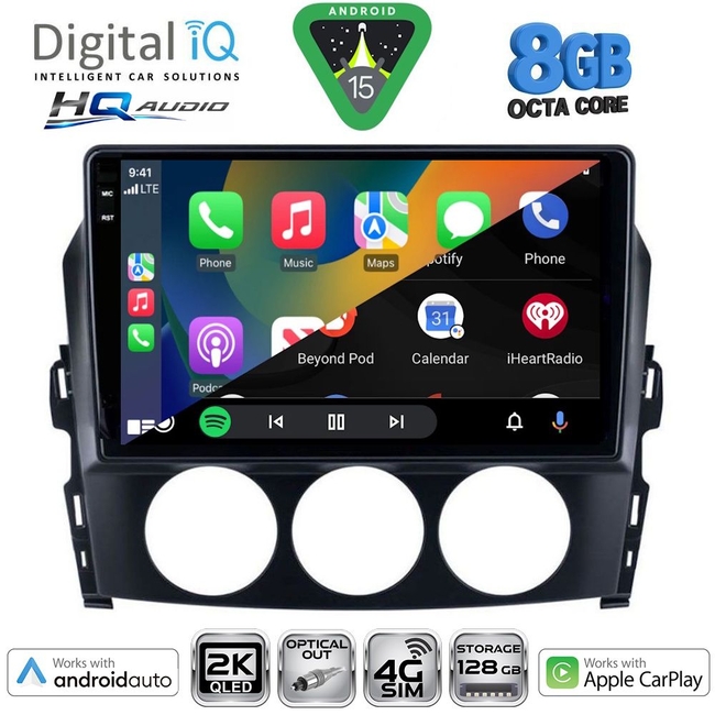 DIGITAL IQ BXK 20392_CPAA (9inc) MULTIMEDIA TABLET for MAZDA MX5 mod. 2005-2015