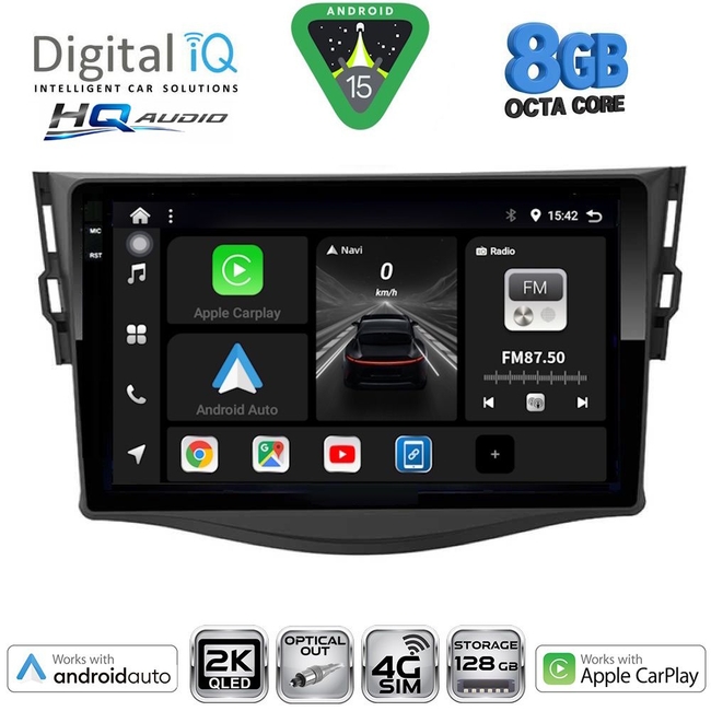 DIGITAL IQ BXK 20731_CPAA (9inc) MULTIMEDIA TABLET for TOYOTA RAV 4 mod. 2006-2012