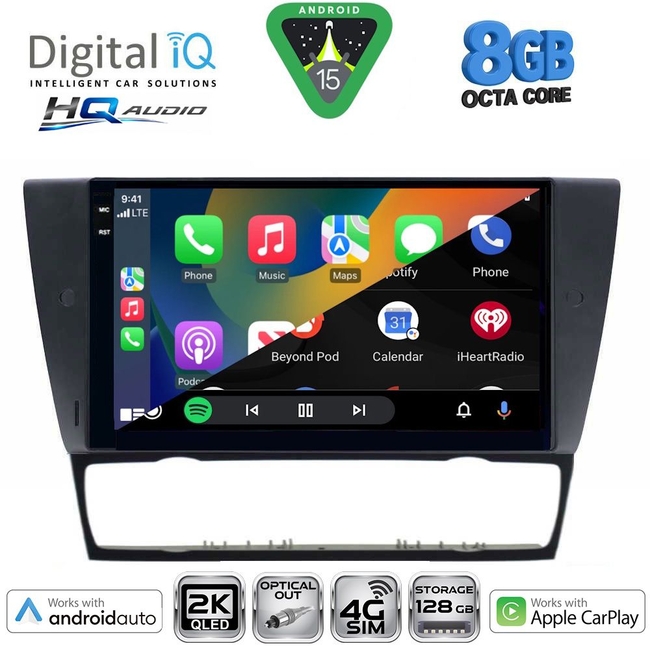 DIGITAL IQ BXK 20043_CPAA (9inc) MULTIMEDIA TABLET for BMW E90-E91-E92-E93 mod. 2005-2012