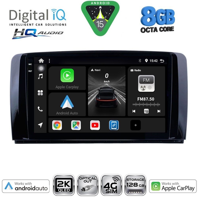 DIGITAL IQ BXK 20422_CPAA (9inc) MULTIMEDIA TABLET for MERCEDES R (W251) mod. 2006-2015