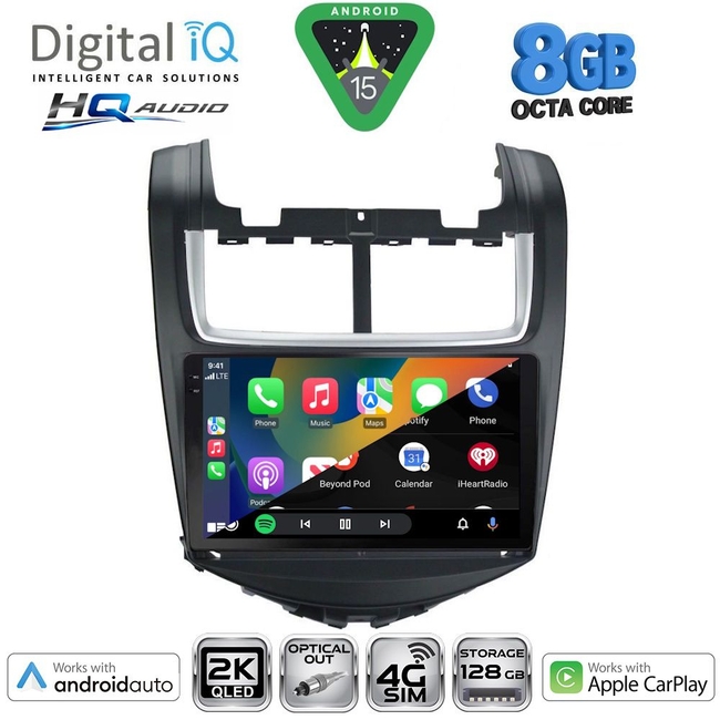 DIGITAL IQ BXK 20075_CPAA (9inc) MULTIMEDIA TABLET for CHEVROLET AVEO mod. 2014-2017