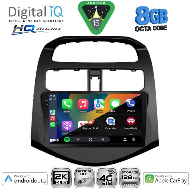 DIGITAL IQ BXK 20078_CPAA (9inc) MULTIMEDIA TABLET for CHEVROLET SPARK mod. 2009-2015