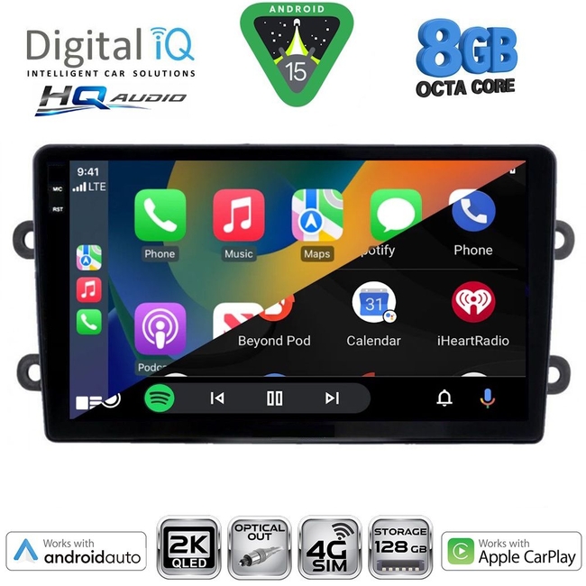 DIGITAL IQ BXK 20102_CPAA (9inc) MULTIMEDIA TABLET for DACIA DUSTER mod. 2012-2019