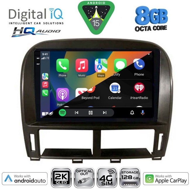 DIGITAL IQ BXK 20343_CPAA (9inc) MULTIMEDIA TABLET for LEXUS LS 430 – XF 430 mod. 2000-2006