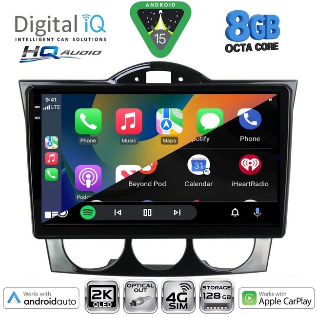 DIGITAL IQ BXK 20394_CPAA (9inc) MULTIMEDIA TABLET for MAZDA RX8 mod. 2001-2008