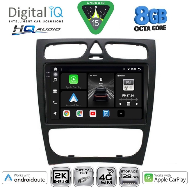 DIGITAL IQ BXK 20402_CPAA (9inc) MULTIMEDIA TABLET for MERCEDES C (W203) mod. 1999-2004