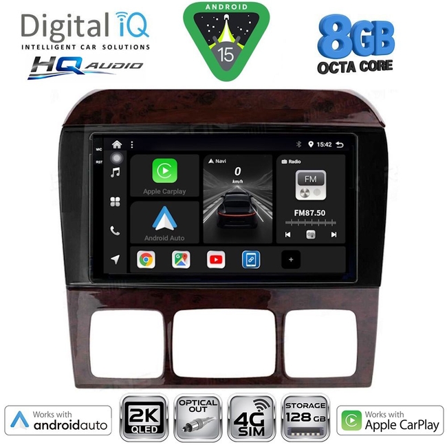 DIGITAL IQ BXK 20426_CPAA (9inc) MULTIMEDIA TABLET for MERCEDES  S  W220  mod. 1998-2005