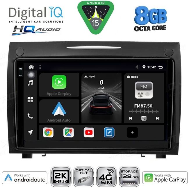 DIGITAL IQ BXK 20419_CPAA (9inc) MULTIMEDIA TABLET for MERCEDES SLK R171 mod. 2004-2010