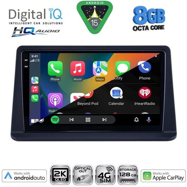DIGITAL IQ BXK 20445_CPAA (9inc) MULTIMEDIA TABLET for MITSUBISHI PAJERO mod. 1999-2006