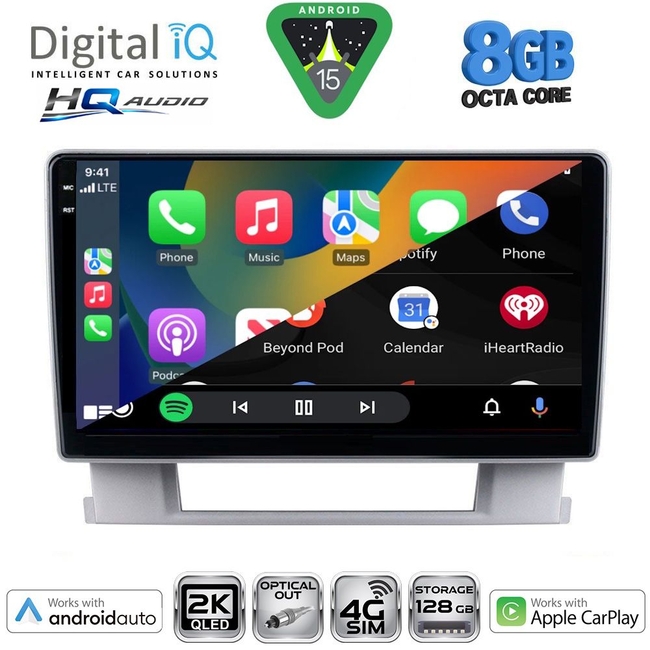 DIGITAL IQ BXK 20482_CPAA (9inc) MULTIMEDIA TABLET for OPEL ASTRA J mod.2010-2016