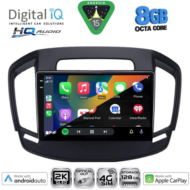 DIGITAL IQ BXK 20492_CPAA (9inc) MULTIMEDIA TABLET for OPEL INSIGNIA  mod.2014-2017