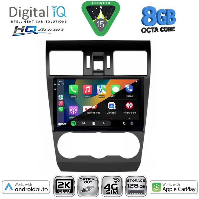 DIGITAL IQ BXK 20663_CPAA (9inc) MULTIMEDIA TABLET for SUBARU FORESTER - IMPREZA - XV mod. 2013-2019