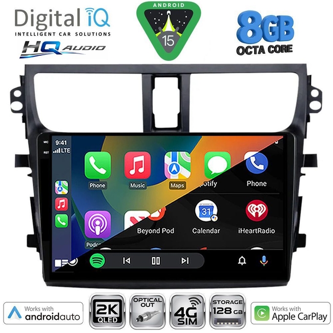 DIGITAL IQ BXK 20674_CPAA (9inc) MULTIMEDIA TABLET for SUZUKI CELERIO mod. 2015-2021