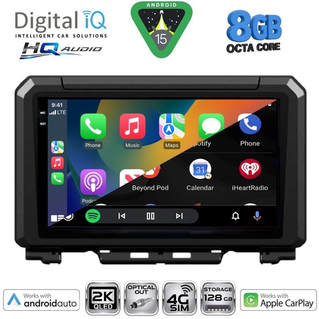 DIGITAL IQ BXK 20679_CPAA (9inc) MULTIMEDIA TABLET for SUZUKI JIMNY mod. 2017-2026