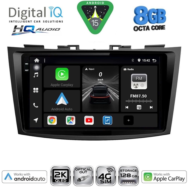 DIGITAL IQ BXK 20685_CPAA (9inc) MULTIMEDIA TABLET for SUZUKI SWIFT mod. 2011-2016
