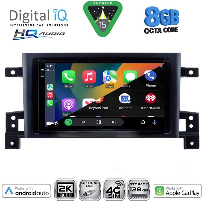 DIGITAL IQ BXK 20696_CPAA (9inc) MULTIMEDIA TABLET for SUZUKI GRAND VITARA mod. 2005-2015