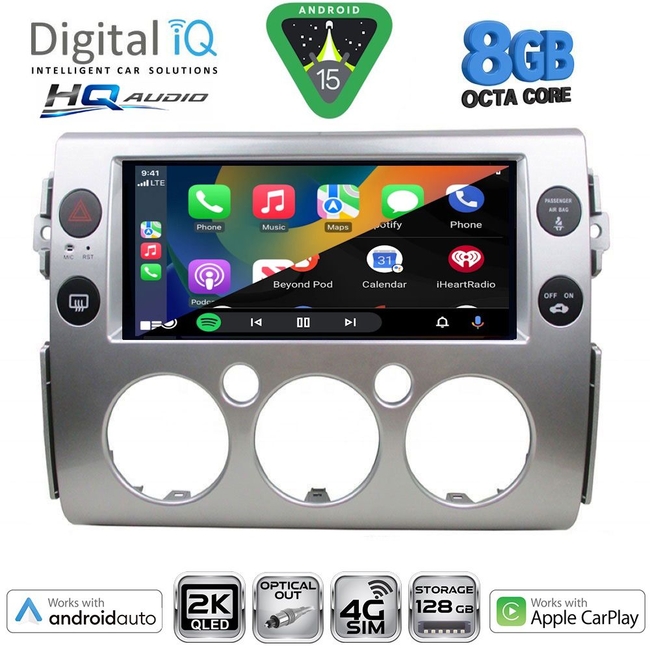 DIGITAL IQ BXK 20717_CPAA (9inc) MULTIMEDIA TABLET for TOYOTA FJ CRUISER mod. 2007-2013