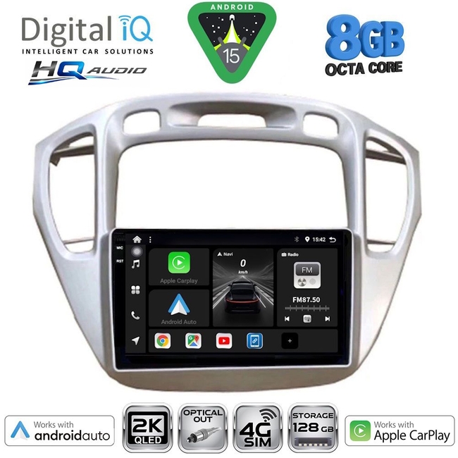 DIGITAL IQ BXK 20718_CPAA (9inc) MULTIMEDIA TABLET for TOYOTA HIGHLANDER mod. 2002-2009
