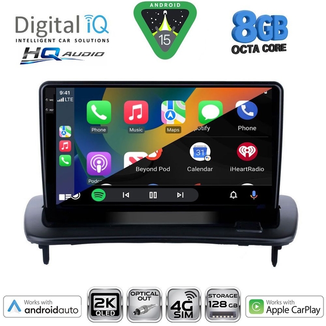 DIGITAL IQ BXK 20783_CPAA (9inc) MULTIMEDIA TABLET for VOLVO C30 - S40 mod. 2004-2013