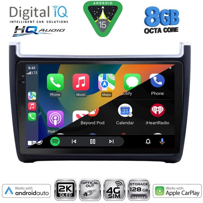 DIGITAL IQ BXK 20757_CPAA (9inc) MULTIMEDIA TABLET for VW POLO mod. 2014-2017