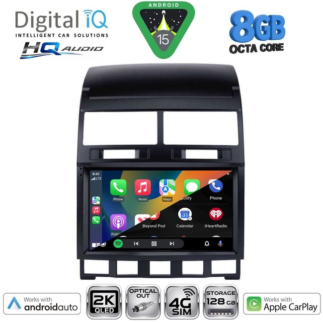 DIGITAL IQ BXK 20765_CPAA (9inc) MULTIMEDIA TABLET for VW TOUAREG mod. 2003-2011