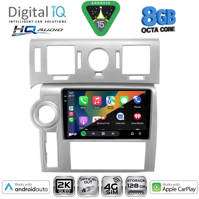 DIGITAL IQ BXK 20216_CPAA (9inc) MULTIMEDIA TABLET for HUMMER H2 mod. 2008-2009