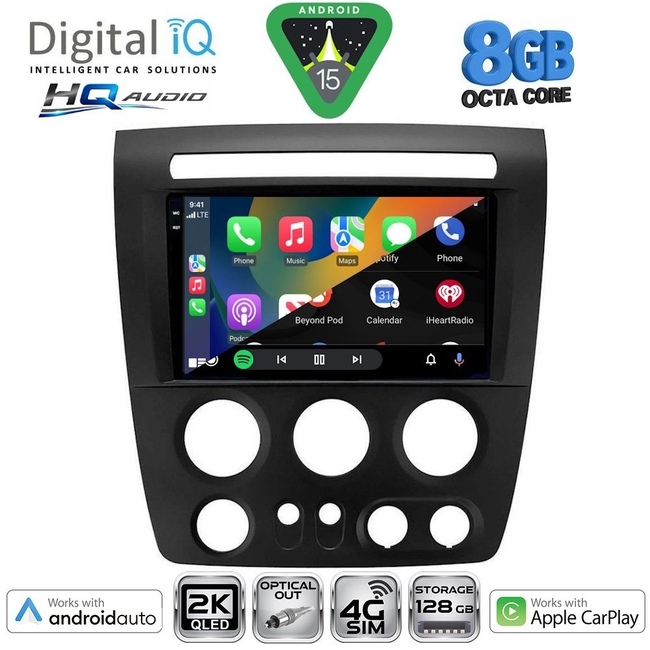 DIGITAL IQ BXK 20218_CPAA (9inc) MULTIMEDIA TABLET for HUMMER H3 mod. 2005-2009
