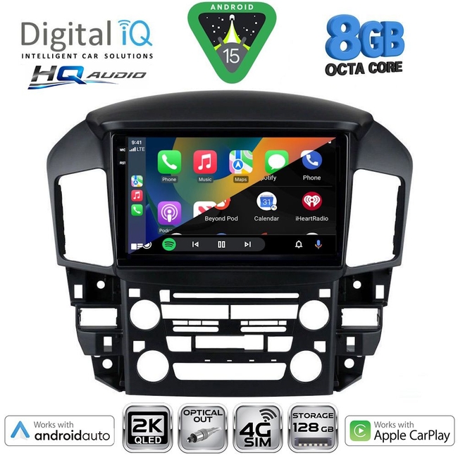 DIGITAL IQ BXK 20344_CPAA (9inc) MULTIMEDIA TABLET for LEXUS RX 300 mod. 1998-2003