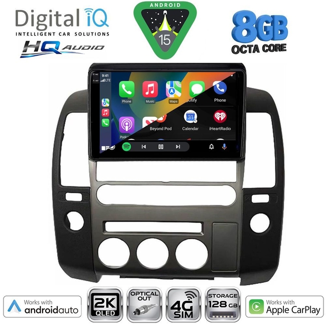 DIGITAL IQ BXK 20454_CPAA (ORIG.NAVI) (9inc) MULTIMEDIA TABLET for NISSAN NAVARA D40 mod. 2006-2011 με Original Navi