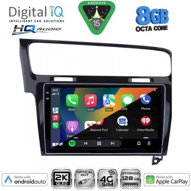 DIGITAL IQ BXK 20747_CPAA (10inc) MULTIMEDIA TABLET for VW GOLF 7 mod. 2013-2020