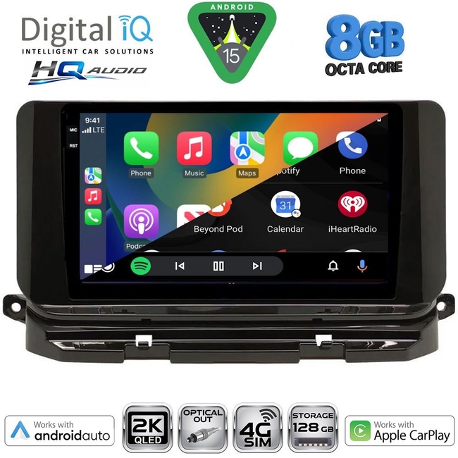 DIGITAL IQ BXK 20598_CPAA (10inc) MULTIMEDIA TABLET for SKODA OCTAVIA 8 mod. 2021-2026