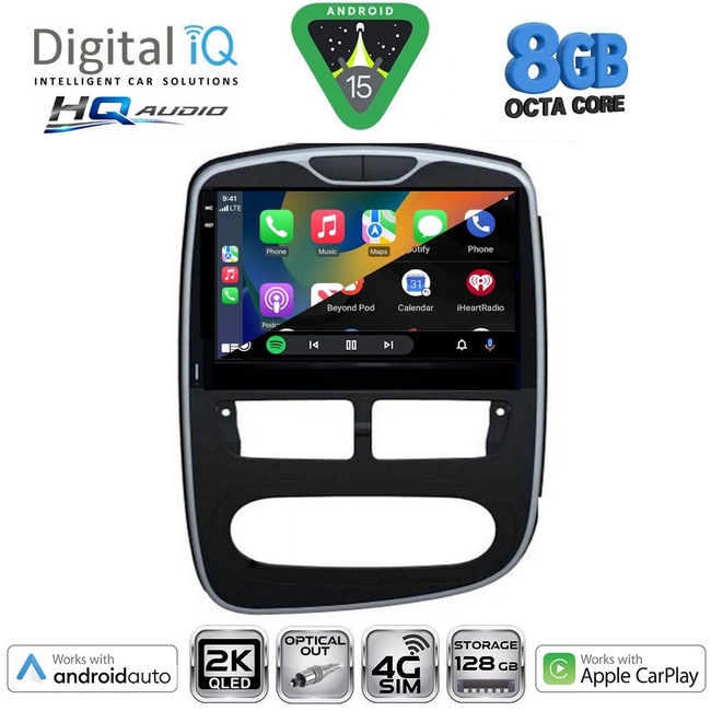 DIGITAL IQ BXK 20544_CPAA (10inc) MULTIMEDIA TABLET for RENAULT CLIO mod. 2012-2015