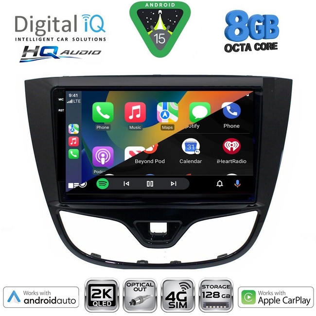 DIGITAL IQ BXK 20489_CPAA (10inc) MULTIMEDIA TABLET for OPEL KARL mod. 2014-2019