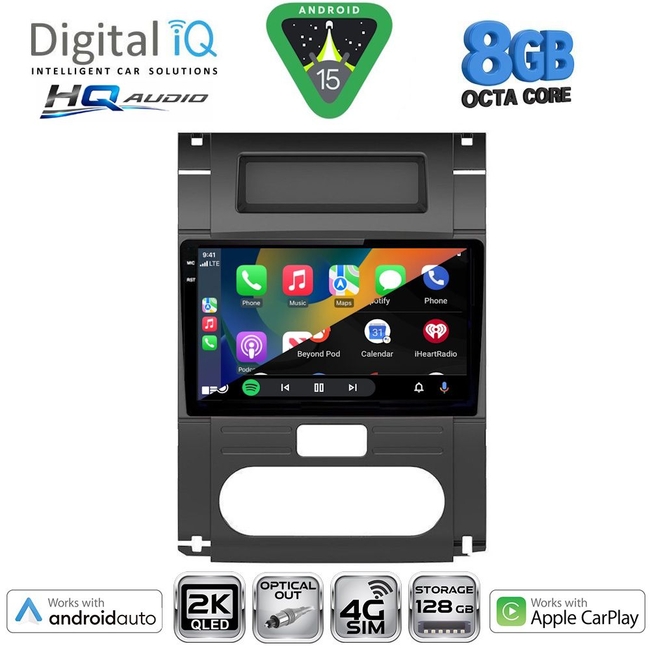 DIGITAL IQ BXK 20477_CPAA (10inc) MULTIMEDIA TABLET for NISSAN XTRAIL mod. 2007-2013