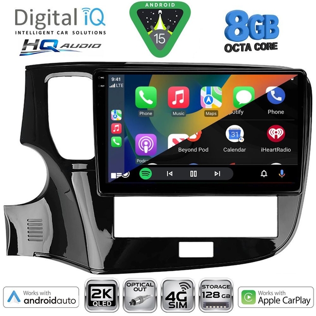 DIGITAL IQ BXK 20440_CPAA (10inc) MULTIMEDIA TABLET for MITSUBISHI OUTLANDER mod. 2020-2022