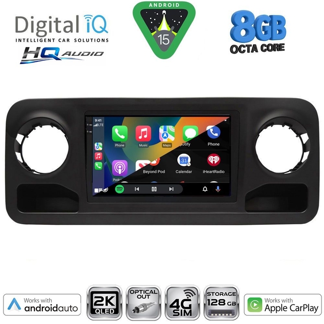 DIGITAL IQ BXK 20424_CPAA (10inc) MULTIMEDIA TABLET for MERCEDES SPRINTER mod. 2018-2026