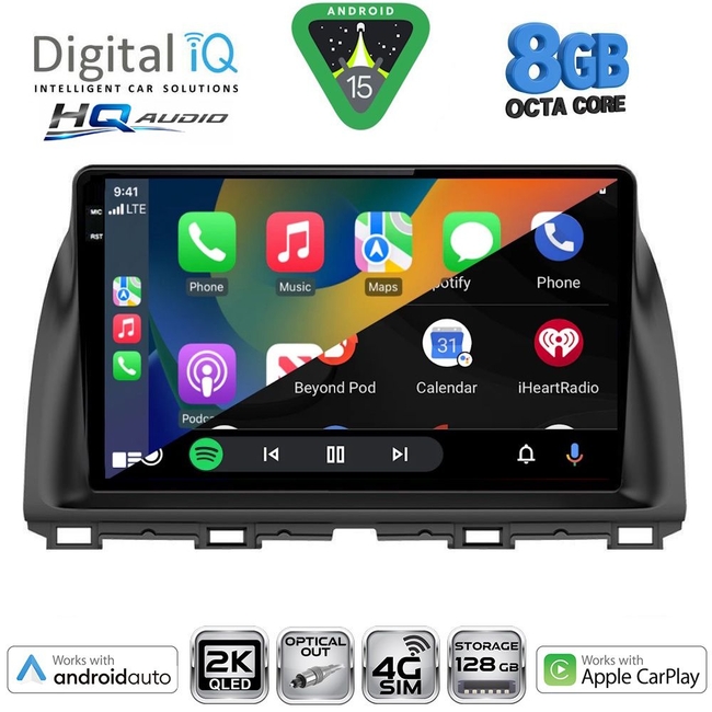 DIGITAL IQ BXK 20380_CPAA (10inc) MULTIMEDIA TABLET for MAZDA  CX5 mod. 2013-2017