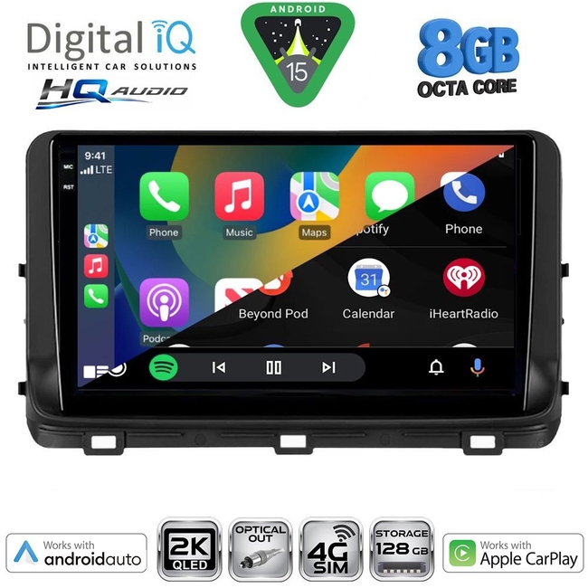 DIGITAL IQ BXK 20303_CPAA (10inc) MULTIMEDIA TABLET for KIA CEED - XCEED mod. 2018-2022