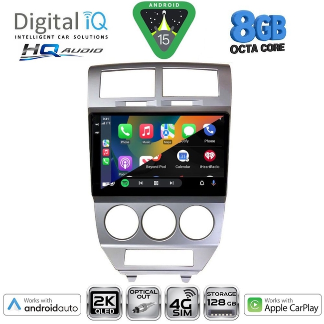 DIGITAL IQ BXK 20275_CPAA (10inc) MULTIMEDIA TABLET for DODGE CALIBER mod. 2006-2012