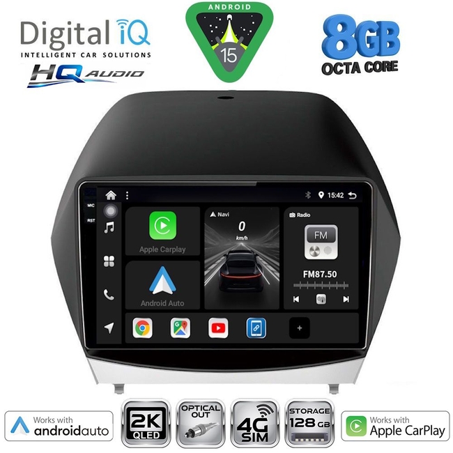 DIGITAL IQ BXK 20235_CPAA (10inc) MULTIMEDIA TABLET for HYUNDAI iX35  mod. 2010-2015