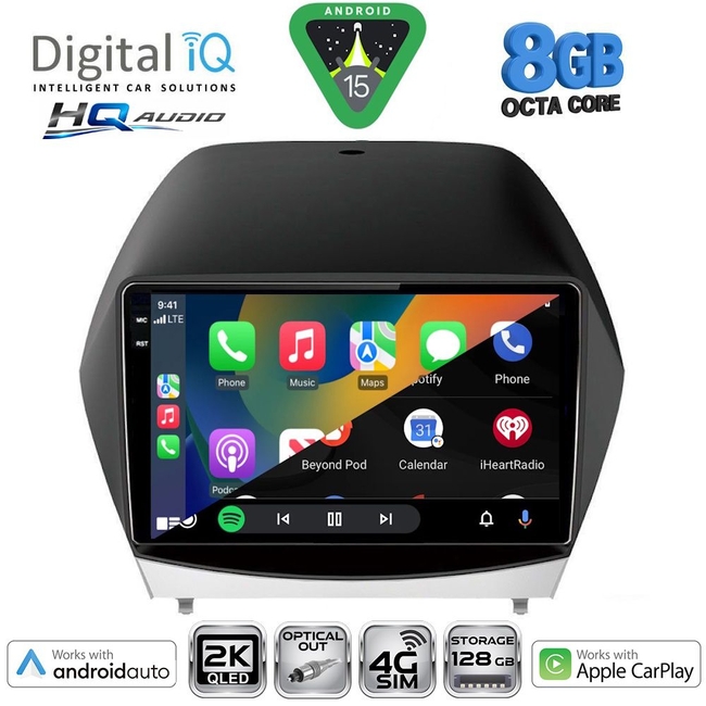 DIGITAL IQ BXK 20235_CPAA (10inc) MULTIMEDIA TABLET for HYUNDAI iX35  mod. 2010-2015