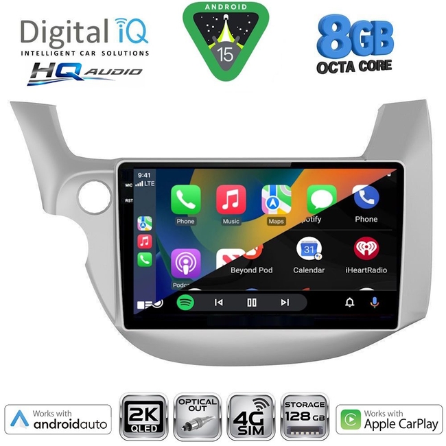 DIGITAL IQ BXK 20211_CPAA (10inc) MULTIMEDIA TABLET for HONDA JAZZ mod. 2008-2012