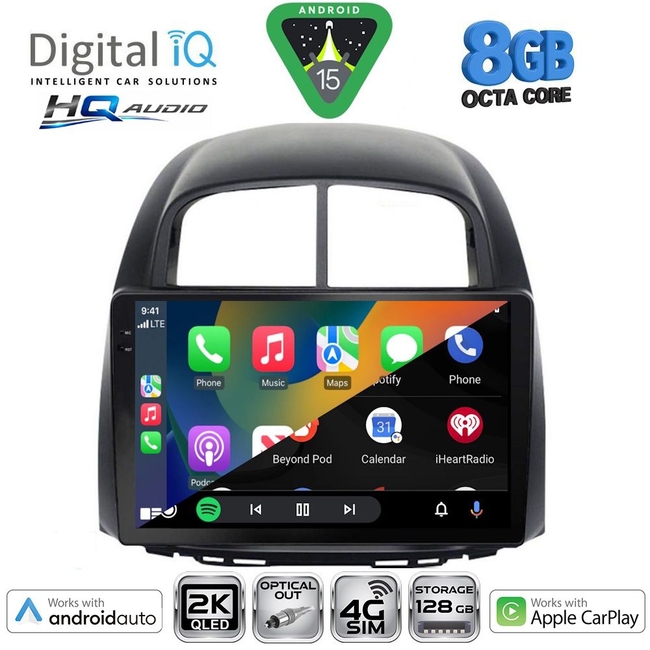 DIGITAL IQ BXK 20124_CPAA (10inc) MULTIMEDIA TABLET for DAIHATSU SIRION mod. 2006-2012