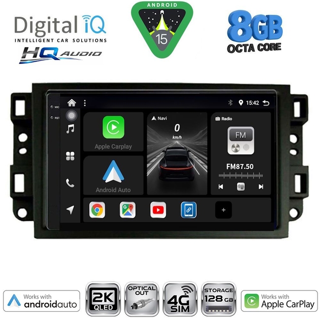 DIGITAL IQ BXK 20070_CPAA (10inc) MULTIMEDIA TABLET for CHEVROLET ALL mod. 2004-2011