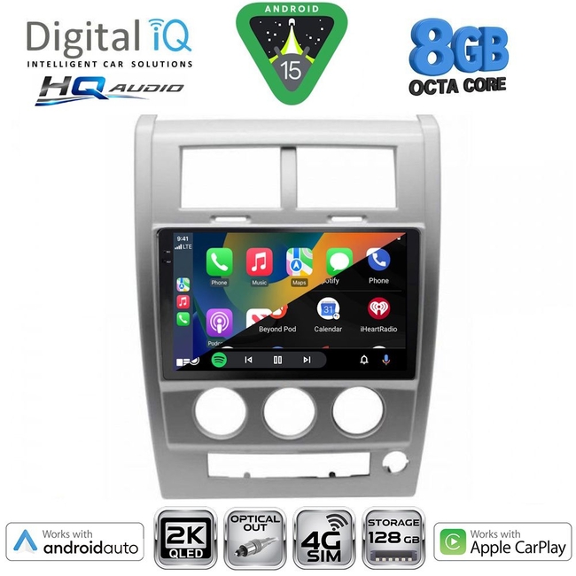 DIGITAL IQ BXK 20270_CPAA (10inc) MULTIMEDIA TABLET for JEEP CHEROKEE – LIBERTY mod. 2007-2014